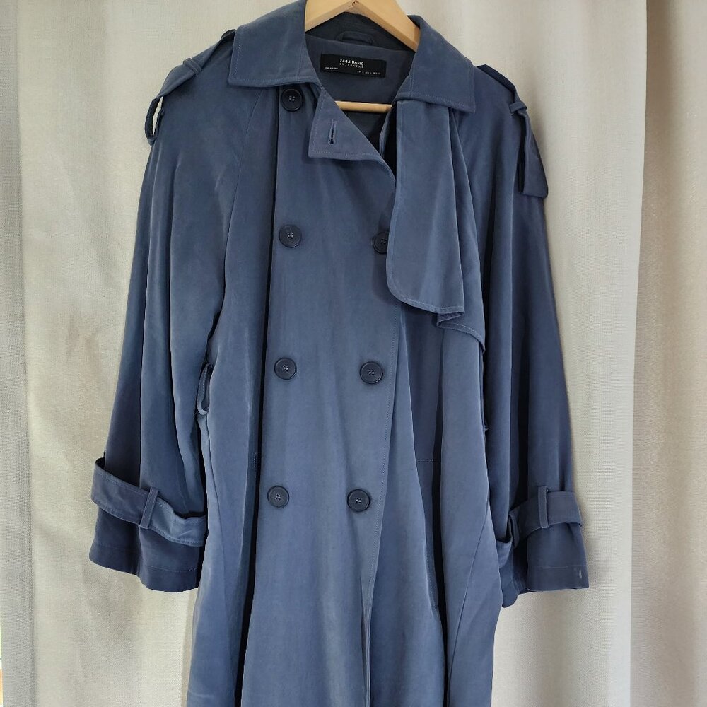 Zara Double Breasted Trench Coat